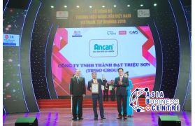 Ancan vinh dự nhận giải thưởng “Thương hiệu Hàng đầu Việt Nam”